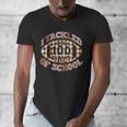 I Tackled 100 Days Of School Football Boys Girls Teachers Men's V-Neck T-Shirt, funny design I Tackled 100 Days Of School Football Boys Girls Teachers Men's V-Neck T-Shirt, funny design
