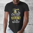I Teach The Cutest Bees In The Beehive Kindergarten Teacher Men's V-Neck T-Shirt, funny design I Teach The Cutest Bees In The Beehive Kindergarten Teacher Men's V-Neck T-Shirt, funny design