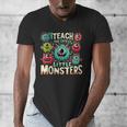 I Teach The Cutest Little Monsters Teacher Halloween Outfit Men's V-Neck T-Shirt, funny design I Teach The Cutest Little Monsters Teacher Halloween Outfit Men's V-Neck T-Shirt, funny design