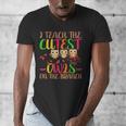 I Teach The Cutest Owls Christmas Or Teachers Day Men's V-Neck T-Shirt, funny design I Teach The Cutest Owls Christmas Or Teachers Day Men's V-Neck T-Shirt, funny design