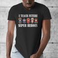 I Teach Future Superheroes Last Day Back To School Teacher Men's V-Neck T-Shirt, Future Teacher Gifts, funny design I Teach Future Superheroes Last Day Back To School Teacher Men's V-Neck T-Shirt, Future Teacher Gifts, funny design