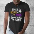 I Teach Hocus Pocus Some Call It Math Teacher Men's V-Neck T-Shirt, funny design I Teach Hocus Pocus Some Call It Math Teacher Men's V-Neck T-Shirt, funny design