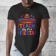 Teach Like It'S A Fiesta Teachers Sombrero Cinco De Mayo Men's V-Neck T-Shirt, funny design Teach Like It'S A Fiesta Teachers Sombrero Cinco De Mayo Men's V-Neck T-Shirt, funny design