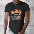 I Teach Smart Cookies Cute Back To School Teacher Men's V-Neck T-Shirt, funny design I Teach Smart Cookies Cute Back To School Teacher Men's V-Neck T-Shirt, funny design