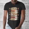 I Teach History Month Black Teacher Melanin Men's V-Neck T-Shirt, History Teacher Gifts, funny design I Teach History Month Black Teacher Melanin Men's V-Neck T-Shirt, History Teacher Gifts, funny design