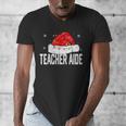 Teacher Aide Christmas Women Family Matching Group Xmas Men's V-Neck T-Shirt, funny design Teacher Aide Christmas Women Family Matching Group Xmas Men's V-Neck T-Shirt, funny design