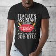 Teacher Assistant Teaching School Ninja Appreciation Men's V-Neck T-Shirt, funny design