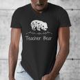 Teacher Bear For Educators Teacher Appreciation Men's V-Neck T-Shirt, funny design Teacher Bear For Educators Teacher Appreciation Men's V-Neck T-Shirt, funny design