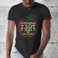Teacher Celebrating 30 Years Of Teaching Students School Men's V-Neck T-Shirt, funny design