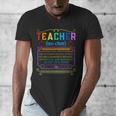 Teacher Definition Teaching School Teacher Men's V-Neck T-Shirt, funny design