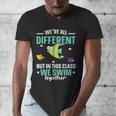 Teacher We All Different But In This Class We Swim Together Men's V-Neck T-Shirt, funny design Teacher We All Different But In This Class We Swim Together Men's V-Neck T-Shirt, funny design