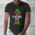 Teacher Elf Matching Family Christmas Women Men Men's V-Neck T-Shirt, funny design
