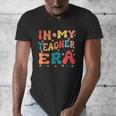 In My Teacher Era First Day Of School Back To School Retro Men's V-Neck T-Shirt, funny design In My Teacher Era First Day Of School Back To School Retro Men's V-Neck T-Shirt, funny design