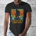 A Teacher Like Me Is Hard To Find Bigfoot Teacher Men's V-Neck T-Shirt, funny design A Teacher Like Me Is Hard To Find Bigfoot Teacher Men's V-Neck T-Shirt, funny design