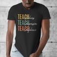 Teacher Kindness Compassion Confidence Teaching Men's V-Neck T-Shirt, funny design Teacher Kindness Compassion Confidence Teaching Men's V-Neck T-Shirt, funny design