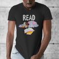 Teacher Library Read Book Club Piggie Elephant Pigeons Men Women Kids Men's V-Neck T-Shirt, funny design Teacher Library Read Book Club Piggie Elephant Pigeons Men Women Kids Men's V-Neck T-Shirt, funny design