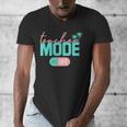 Teacher Mode Off Happy Last Day Of School Summer Break Men Women Men's V-Neck T-Shirt, funny design Teacher Mode Off Happy Last Day Of School Summer Break Men Women Men's V-Neck T-Shirt, funny design