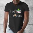 Teacher Puns I'm Tea-Cher Tea Lover Fun Teacher For Men Women Men's V-Neck T-Shirt, funny design Teacher Puns I'm Tea-Cher Tea Lover Fun Teacher For Men Women Men's V-Neck T-Shirt, funny design