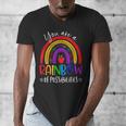 Teacher You Are a Rainbow Of Possibilities Funny Men's V-Neck T-Shirt, funny design Teacher You Are a Rainbow Of Possibilities Funny Men's V-Neck T-Shirt, funny design