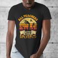 Teacher Shirts Halloween All Teachers Love Brains Men's V-Neck T-Shirt, funny design Teacher Shirts Halloween All Teachers Love Brains Men's V-Neck T-Shirt, funny design