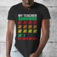 My Teacher Survived 67 Days Of Me School Kids Costume Men's V-Neck T-Shirt, funny design