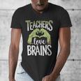 Teachers Love Zombie Teacher Halloween Fun Men's V-Neck T-Shirt, funny design Teachers Love Zombie Teacher Halloween Fun Men's V-Neck T-Shirt, funny design