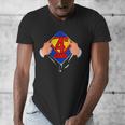 Teachers Are Superheroes 4th Grade Super Teacher Staff Men Women Men's V-Neck T-Shirt, Super Teacher Gifts, 4th Grade Teacher Gifts, funny design