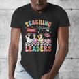 Teaching Future Leaders Groovy Teacher Back To School Men's V-Neck T-Shirt, Future Teacher Gifts, Groovy Teacher Gifts, funny design
