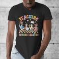 Teaching Future Leaders Teacher Back To School Cute Goose Men's V-Neck T-Shirt, Future Teacher Gifts, funny design Teaching Future Leaders Teacher Back To School Cute Goose Men's V-Neck T-Shirt, Future Teacher Gifts, funny design