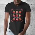Teaching Is My Jam Strawberry Kinder Team Teacher Men's V-Neck T-Shirt, funny design Teaching Is My Jam Strawberry Kinder Team Teacher Men's V-Neck T-Shirt, funny design