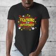 Teaching Is My Superpower Retro Comic Teacher Men's V-Neck T-Shirt, funny design Teaching Is My Superpower Retro Comic Teacher Men's V-Neck T-Shirt, funny design
