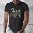 Team Pre-K Camo Pre-K Teacher Camouflage Men's V-Neck T-Shirt, funny design Team Pre-K Camo Pre-K Teacher Camouflage Men's V-Neck T-Shirt, funny design