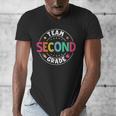 Team Second Grade Teacher Back To School 2nd Grade Squad Men's V-Neck T-Shirt, 2nd Grade Teacher Gifts, funny design Team Second Grade Teacher Back To School 2nd Grade Squad Men's V-Neck T-Shirt, 2nd Grade Teacher Gifts, funny design