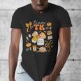 Team TK Crew Preppy Coquette Bow Pumpkin Fall TK Teacher Men's V-Neck T-Shirt, funny design Team TK Crew Preppy Coquette Bow Pumpkin Fall TK Teacher Men's V-Neck T-Shirt, funny design