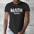 TeeArt Math Mathematics Queen Math Teacher Men's V-Neck T-Shirt, funny design TeeArt Math Mathematics Queen Math Teacher Men's V-Neck T-Shirt, funny design