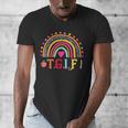 TGIF Teacher Appreciation Alphabet Thank God It's Friday For Men Women Girls Kids Men's V-Neck T-Shirt, funny design