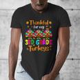 Thankful For My 3rd Grade Turkeys Thanksgiving Teacher Kids Men's V-Neck T-Shirt, funny design Thankful For My 3rd Grade Turkeys Thanksgiving Teacher Kids Men's V-Neck T-Shirt, funny design