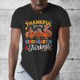 Thankful For My Kindergarten Turkeys Thanksgiving Teacher Men's V-Neck T-Shirt, funny design Thankful For My Kindergarten Turkeys Thanksgiving Teacher Men's V-Neck T-Shirt, funny design