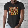 In My Thankful Teacher Era Autumn Thanksgiving Fall Season Men's V-Neck T-Shirt, funny design In My Thankful Teacher Era Autumn Thanksgiving Fall Season Men's V-Neck T-Shirt, funny design