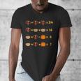 Thanksgiving Order Of Operations Turkey Quiz Math Teacher Men's V-Neck T-Shirt, funny design