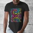 Tie Dye 8th Grade Typography Team Eighth Grade Teacher Men's V-Neck T-Shirt, funny design Tie Dye 8th Grade Typography Team Eighth Grade Teacher Men's V-Neck T-Shirt, funny design
