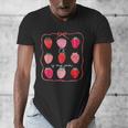 TK Is My Jam Transitional Kindergarten TK Teacher Strawberry Men's V-Neck T-Shirt, funny design TK Is My Jam Transitional Kindergarten TK Teacher Strawberry Men's V-Neck T-Shirt, funny design