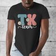 TK Team Back To School Teachers Students Team TK Men's V-Neck T-Shirt, funny design TK Team Back To School Teachers Students Team TK Men's V-Neck T-Shirt, funny design