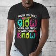 Today You Will Glow When You Show What You Know Teachers Day Men's V-Neck T-Shirt, funny design Today You Will Glow When You Show What You Know Teachers Day Men's V-Neck T-Shirt, funny design