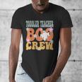 Toddler Teacher Boo Crew Ghost Groovy Halloween For Women Men's V-Neck T-Shirt, Groovy Teacher Gifts, funny design Toddler Teacher Boo Crew Ghost Groovy Halloween For Women Men's V-Neck T-Shirt, Groovy Teacher Gifts, funny design