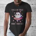 Trick Or Treat Point Your Feet Halloween Ghost Dance Teacher Men's V-Neck T-Shirt, funny design Trick Or Treat Point Your Feet Halloween Ghost Dance Teacher Men's V-Neck T-Shirt, funny design