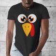Turkey Face Halloween Costume Thanksgiving Teacher Nurse Men's V-Neck T-Shirt, funny design Turkey Face Halloween Costume Thanksgiving Teacher Nurse Men's V-Neck T-Shirt, funny design