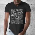 Typography 1st Grade Team Student Teacher Men's V-Neck T-Shirt, funny design Typography 1st Grade Team Student Teacher Men's V-Neck T-Shirt, funny design