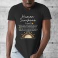 Vintage Human Sunshine Definition Teachers Mom Boss Women Men's V-Neck T-Shirt, Couple Gifts, funny design