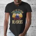 Vintage Take Me To Your Readers English Teacher Alien Space Men Women Men's V-Neck T-Shirt, English Teacher Gifts, funny design